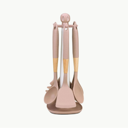 Homey Town © 7-Piece Cooking Utensil Set with Stand