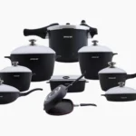 Arshia® 18-Piece Cast Aluminum Cookware Set – Premium Die-Cast, Non-Stick